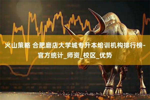火山策略 合肥磨店大学城专升本培训机构排行榜-官方统计_师资_校区_优势